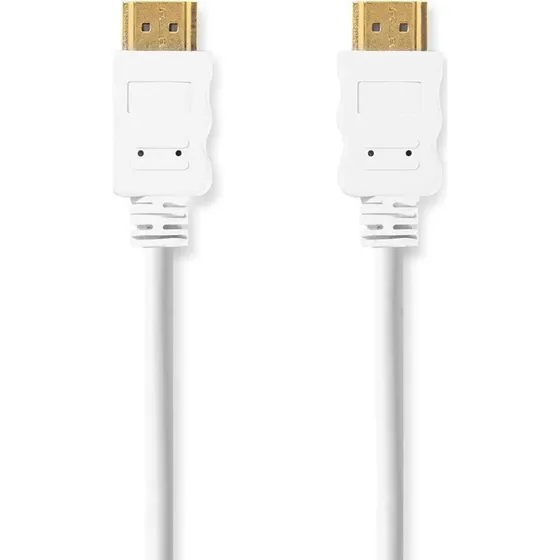 Nedis High Speed HDMI-kabel med Ethernet, 2 m, hvid