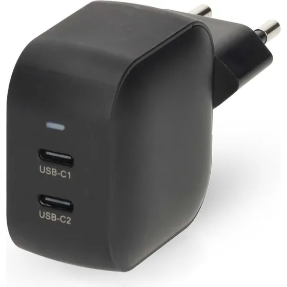 Nedis Vægoplader 35 W GaN PD3.0 2x USB-C Sort