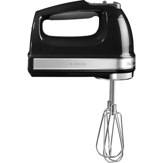 KitchenAid Håndmixer Sort med 9 Hastigheder og Turbopisker