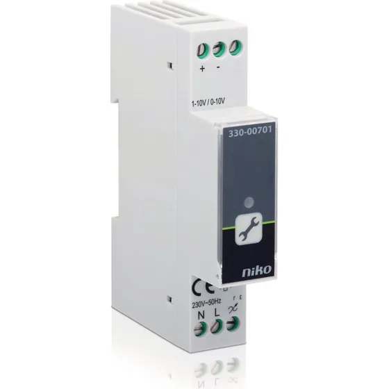 Niko RCL 17,5 mm 1-10 V-styret Lysdæmper