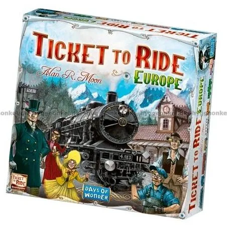 Asmodee Ticket To Ride Europe - familiespil (2-5, 30 min)