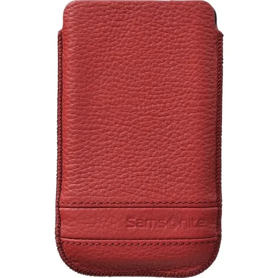 Samsonite Mobile Bag Classic Leather XL Rød