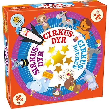 Cirkusdyr spil – fra 4 år, 2-5 spillere