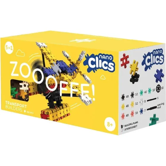 Nano Clics Zoooffff Transport 250 pcs