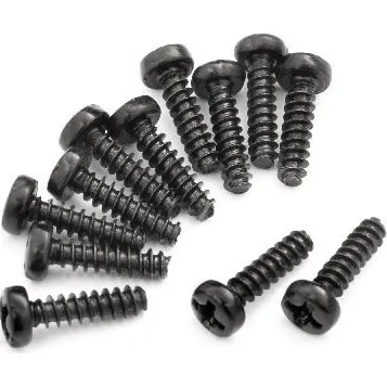 BlackZon Panhead Selvskærende Skruer 2,6x10 mm