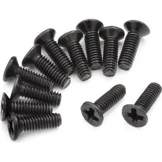 BlackZon Forsænkede Skruer KM2.5*8, 2.5x8 mm