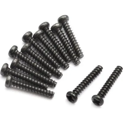 BlackZon PBHO2x12mm Pan Head Selvskærende Skruer