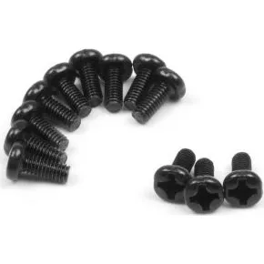 BLACKZON Pan Head Skruer 2.5x6mm (12 stk)