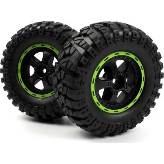 BlackZon Smyter Desert Hjulsæt Sort/Grøn (540183)