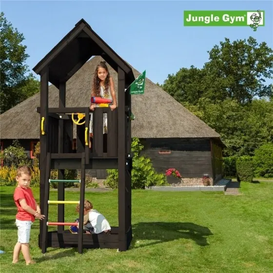 Jungle Gym Club 2.1 legetårn sort grundmalet