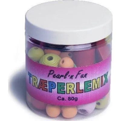 Pearl 'n Fun Træperlemix 80g