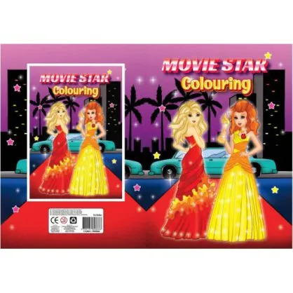 Hobby2You Malebog A4 Movie Stars 16 Sider