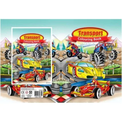 Hobby2You Malebog A4 Transport 16 Sider