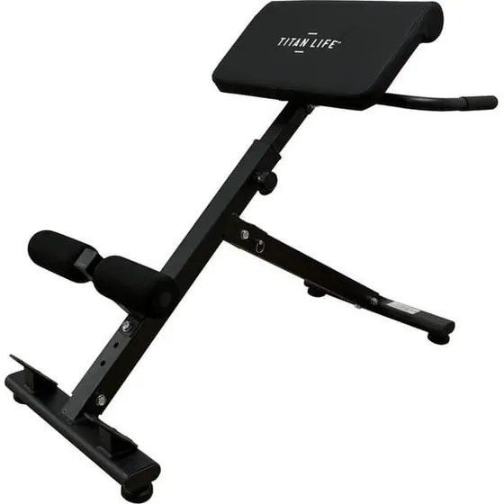 TITAN LIFE Hyper Extension – Rygtræner med justerbar højde