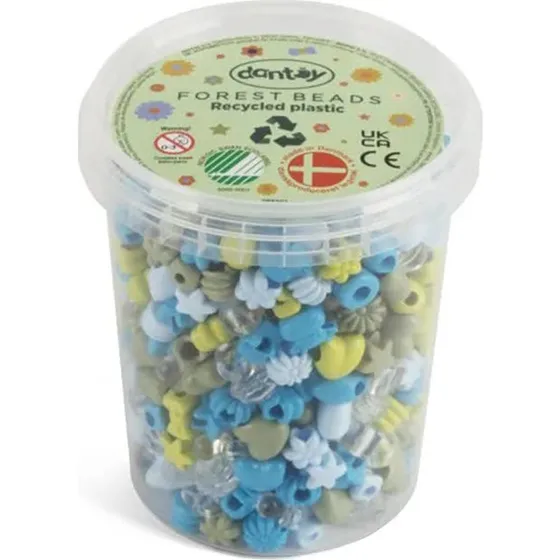 Dantoy Skovfarver Perler – 520 stk, genbrugsplast