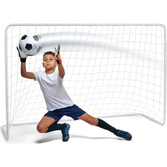 Vini Fodboldmål 183 x 122 cm med net og pløkker
