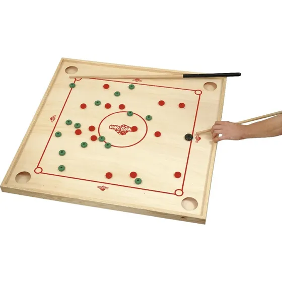 Vini Bobspil 88x88 cm med 2 Køer og 34 Ringe