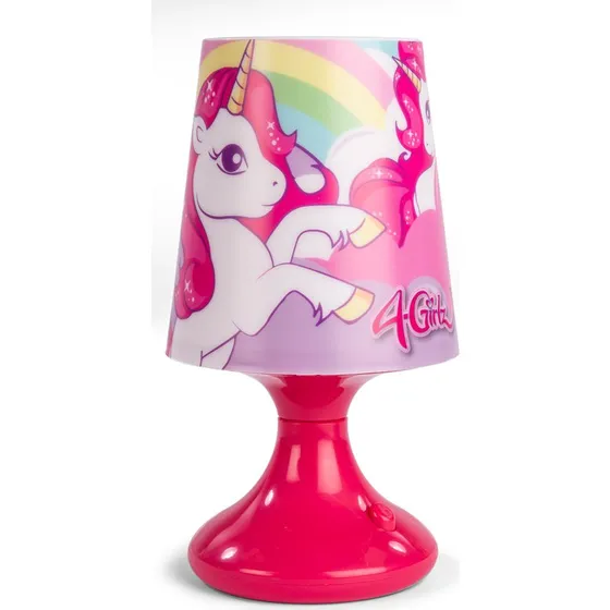 4-Girlz Enhjørning Bordlampe 18 cm, LED