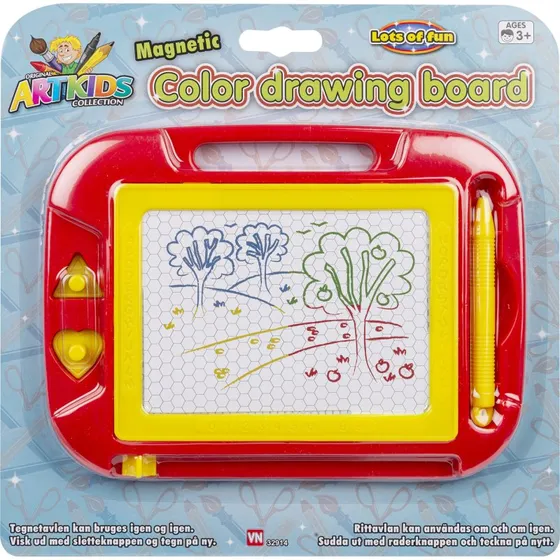 Artkids Artk Farvetavle 20 cm med 2 stempler