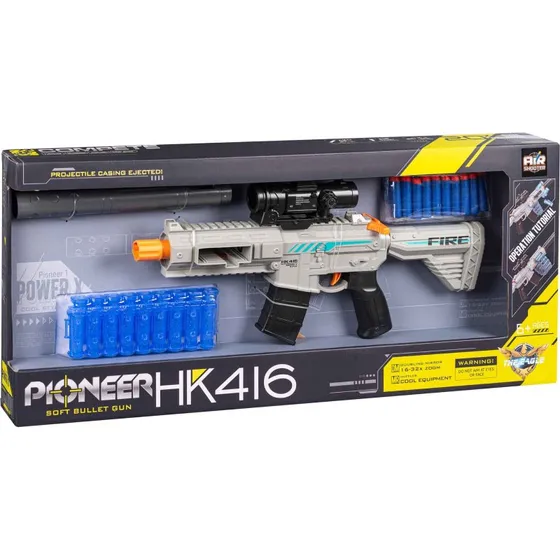 Pioneer HK416 Softbullet Gevær med Bæltemagasin