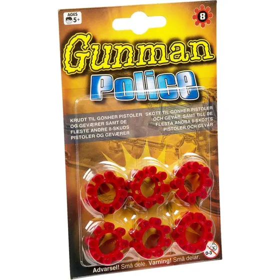 Gunman 8-skuds krudt ruller, 96 skud