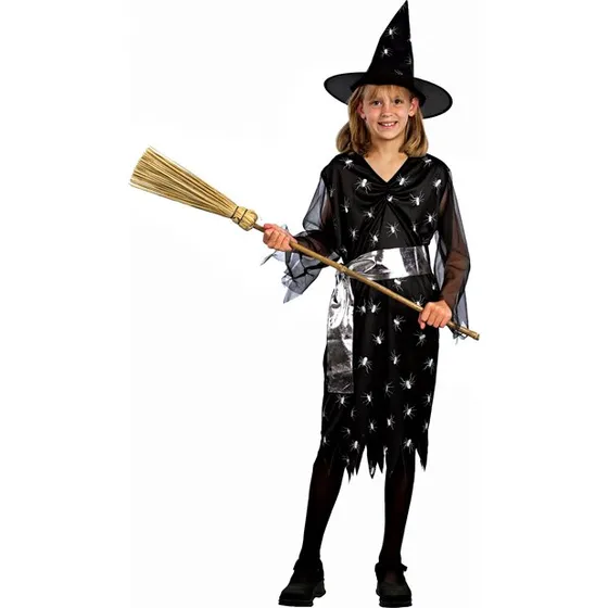 RIO Golden Witch Heksekjole med Hat, Str. 120 cm