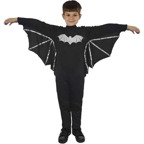 RIO Flagermus Kostume 140 cm med vinger (7-9 år)