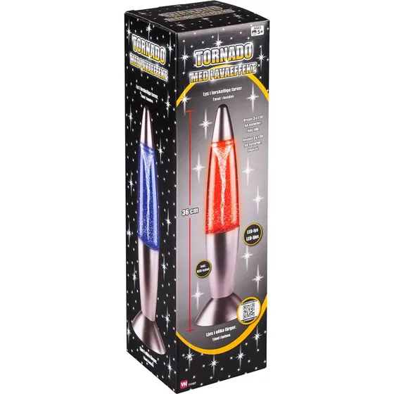 VN Toys Tornado Lampe 36 cm med LED-tornadoeffekt