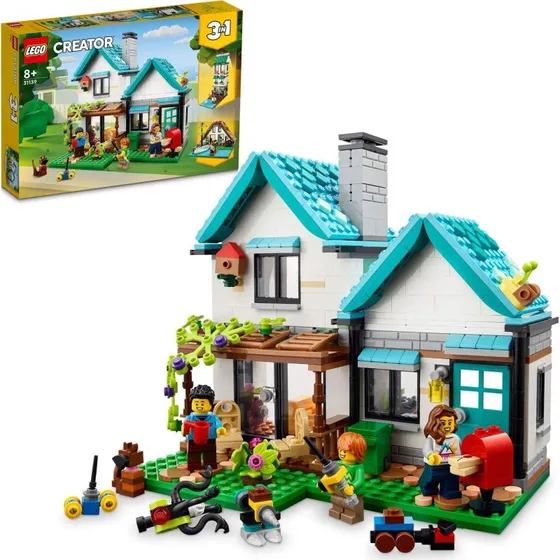 LEGO® Creator 31139 Hyggeligt Hus – 3-i-1, 808 dele (8+ år)