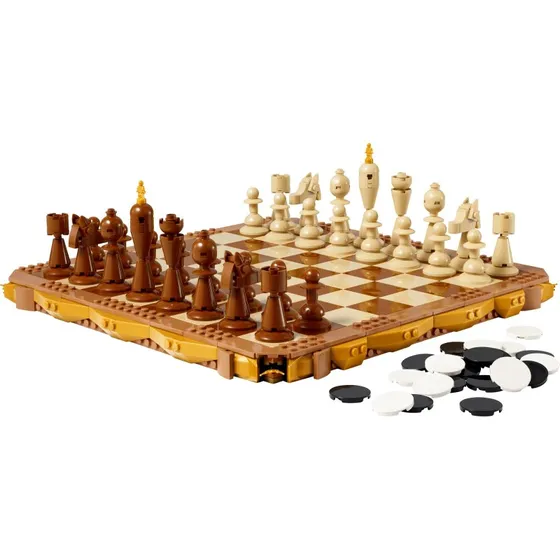 LEGO 40719 Traditionelt Skakspil – Byg & Spil