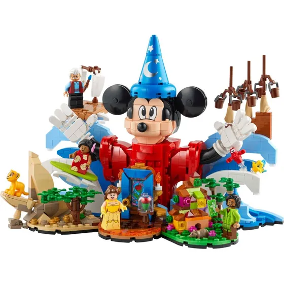 LEGO 21352 Disney-magi – Bygge- og udstillingsæt med Mickey Mouse og 100+ Disney-karakterer