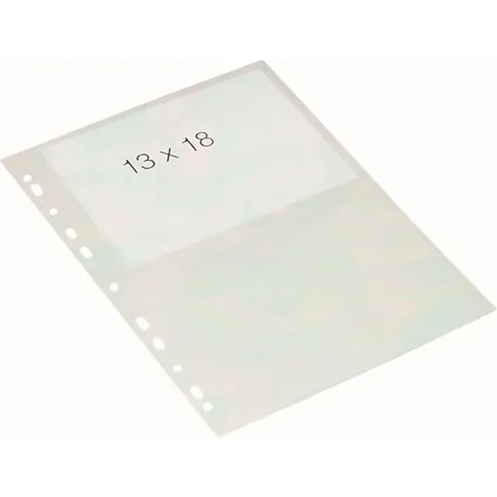 Bantex Fotolomme 13x18 cm, Transparent, 10-Pack