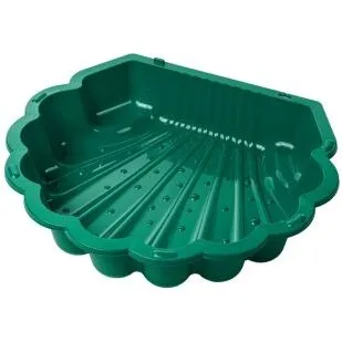 Swing King Musling Sandkasse, grøn med låg (88×77×17,5 cm)