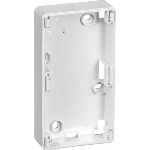 LK Opus 66 Underlag 2 modul, 23 mm dyb, Hvid