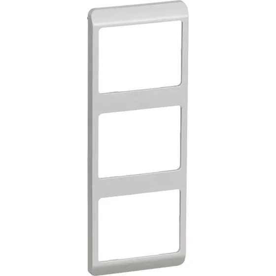 LK Opus 66 Ramme 3 modul lodret lysegrå
