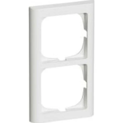 LK Fuga Softline 63 Ramme 2x1 Modul, Lodret, Hvid
