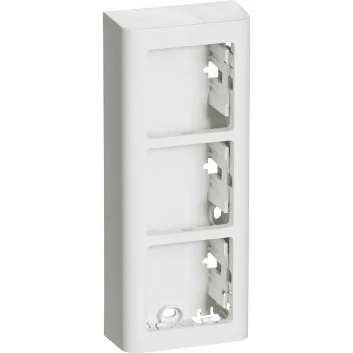LK Fuga Softline Underlag 3 Modul, Hvid