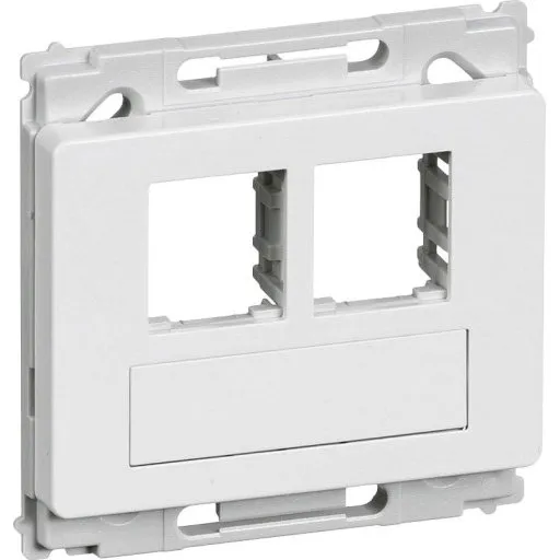 LK Opus 66 Dataudtag 2xRJ45 Hvid