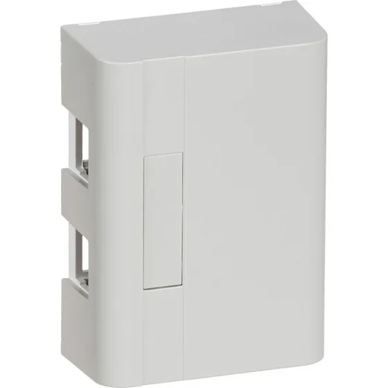 LEXCOM Dataudtag Montageboks 1,5 Modul 2xRJ Lysegrå