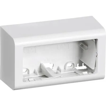 LK Fuga Softline vandret underlag 2 modul 49 mm hvid