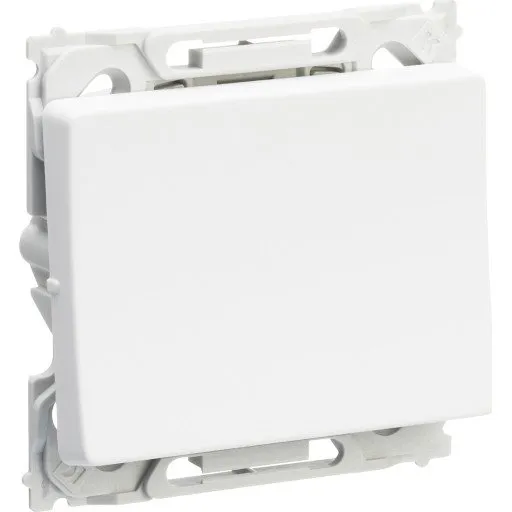 LK Opus 66 Afbryder 1-pol, 1 modul, Hvid