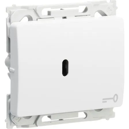 Opus66 Nøglafbryder Korsp 16A 250V Hvid