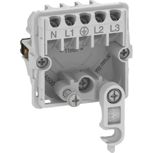 LK Fuga komfurudtag 5-pol 16A/440V 1 modul uden afdækning