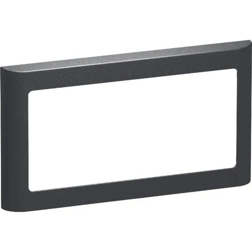 LK Fuga Soft 63 ramme 1x2 modul, vandret, koksgrå