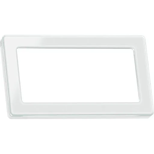 LK Fuga Pure 66 glasramme 1x2 modul hvid