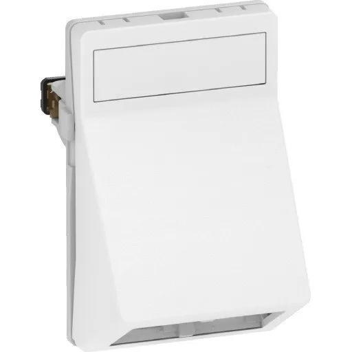 LK Fuga Dataudtag 2xRJ45 Skrå 1,5 Modul Hvid