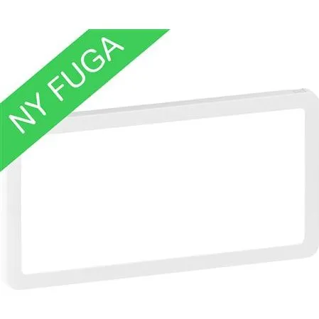 LK Fuga Slim Ramme 2m, hvid