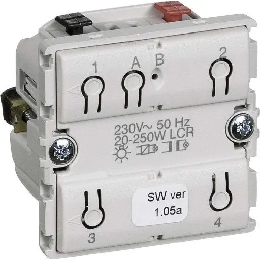 LK IHC Wireless Fuga Kombi Lysdæmper 250W 1 modul uden afdækning