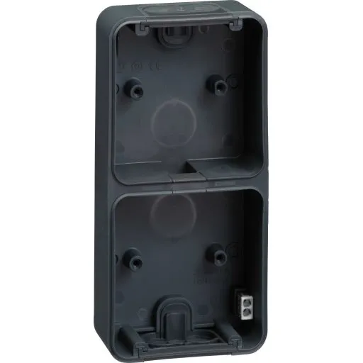 LK Opus 74 Underlag 2x1 modul lodret, antracit