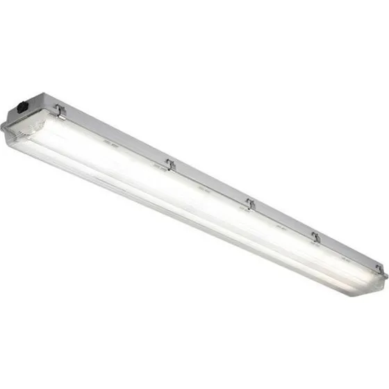 Nyborg BR for 2XLED-rør 1200 IP65 Grå